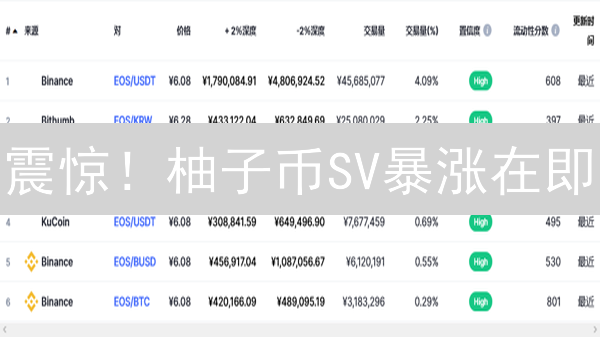 震惊！柚子币SV暴涨在即？OKX购买全攻略！